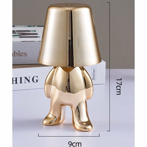 Galda lampa pie gultas GOLD MAN Art Deco stāvošs (versija 1) MLTL