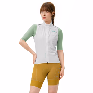 Rockbros MJ008 TVI vēja necaurlaidīga sieviešu velo veste, S izmērs, balta