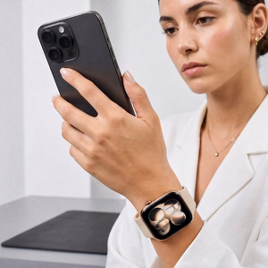 Tech-Protect silikona siksniņa Apple Watch 44 / 45 / 46 / 49 mm, bēša