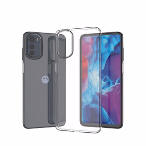 Īpaši plāns 0.5mm viedtālruņa apvalks Motorola Moto E32 caurspīdīgs