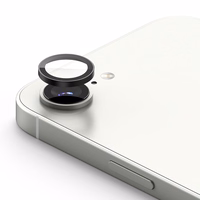 Ringke Camera Frame aizsargstikls 2 komplekts iPhone 16e - melns