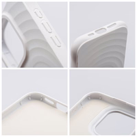 Silicone Zephyr Mag Cover saderīgs ar MagSafe viedtālruņa apvalks IPHONE 16 balts