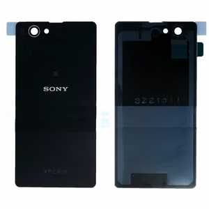 Aizmugurējais vāks Sony D5503 Z1 Compact melns augstas kvalitātes