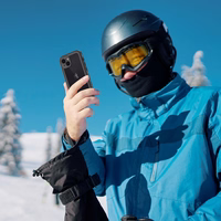 Viedtālruņa ūdensizturīgs apvalks SHELLBOX DOT IPHONE 13 - melns (m)