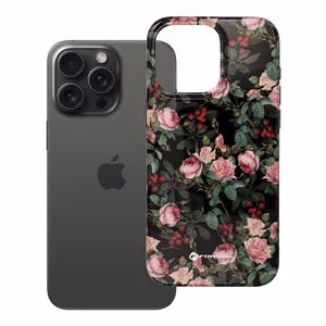Case for iPhone 15 PRO MAX Forcell F-Protect Mirage compatible with MagSafe Military Drop-Test rose drama