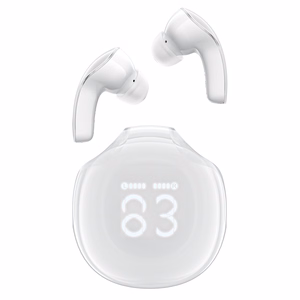 Acefast T9 Bluetooth 5.3 ieliekamās bezvadu austiņas - baltas