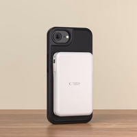 Tech-Protect Wallet MagSafe iPhone 16e apvalks - matēts melns