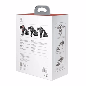 Car Holder Baseus "Osculum" Red (not magnetic / sticky pad)