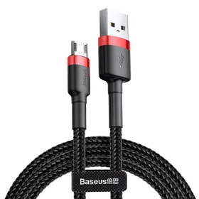 Baseus kabelis Cafule USB - microUSB 3,0 m 1,5A sarkans-melns