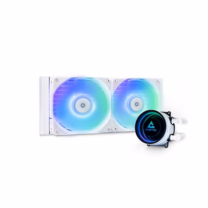 Chieftec ICEBERG 240-RGB-W Computer case All-in-one liquid cooler 12 cm balts