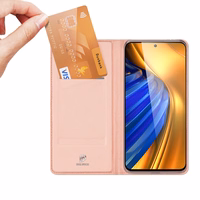 Dux Ducis Skin Pro atverams viedtālruņa apvalks Xiaomi Poco F4 5G rozā