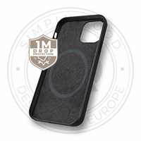 XQISIT NP SILIKONA MACIŅŠ ANTI BAC MAGSAFE, RECYCLED FOR IPHONE 15 PLUS MELNS