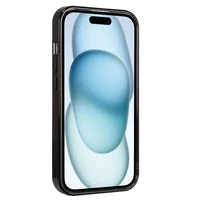 Audi IML Sport Magnētiskais viedtālruņa apvalks iPhone 15 / 14 / 13 6.1" melns/melns cietais apvalks AU-IMLMIP15-RSQ/D2-BK