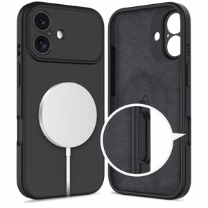 Tech-Protect Silicone magnētiskais viedtālruņa apvalks iPhone 17 - melns