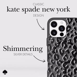 Kate Spade New York Protective MagSafe - Case for iPhone 16 Pro Max (City Leopard)