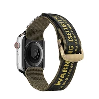 Dux Ducis siksniņa (āra versija) Apple Watch Ultra siksniņa, SE, 9, 8, 7, 6, 5, 4, 3, 2, 1 (49, 45, 44, 42 mm) neilona aproce dzeltena