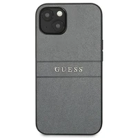 Guess GUHCP13SPSASBGR iPhone 13 mini 5.4" pelēks/pelēks Saffiano Siksna