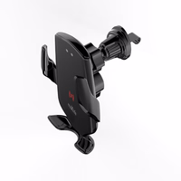 Maxlife turētājs automašīnas ventilācijas atverei MXCH-08 automātiskais ar bezvadu uzlādi melns 15W