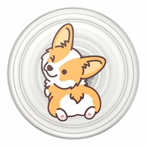 Popsockets PlantCore Grip Cheeky Corgi telefona turētājs un statīvs
