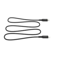 Mophie Essentials Lightning uz USB-C kabelis 1m - melns