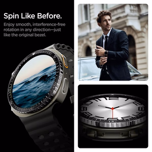 Spigen Bezel Tune Diver накладка для Samsung Galaxy Watch 8 44mm — черная