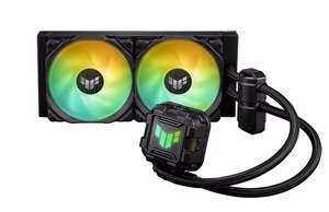 ASUS TUF GAMING LC II 240 ARGB procesora šķidruma dzesēšanas komplekts 12 cm melns