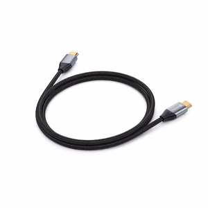 Forcell DisplayPort 2.1 kabelis, 16K/60 Hz, 8K/120 Hz, 4K/240 Hz, HDR, Ethernet, G-SYNC/FreeSync, 80 Gbit/s, 2 m – melns