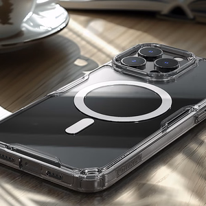 Nillkin Nature Pro Magnētiskais viedtālruņa apvalks ar MagSafe iPhone 16 - caurspīdīgs un balts