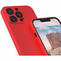 Maciņš "Liquid Silicone" Xiaomi Redmi Note 14 Pro 4G sarkans