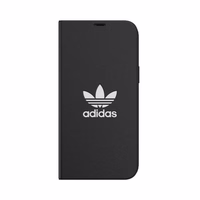 Adidas OR bukleta apvalks BASIC iPhone 12 Pro Max - melns un balts