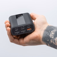 Forcell portatīvais lādētājs F-Energy Energo P20K2 QC3.0 PD 3A 22,5W 20000 mAh melns