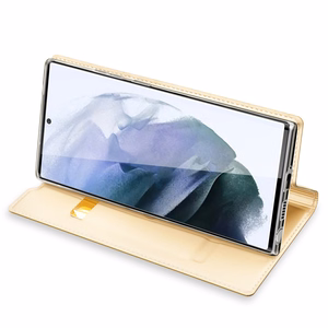 Dux Ducis Skin Pro vāciņš Samsung Galaxy S22 Ultra zelta