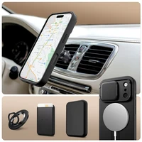 Tech-Protect Kevlar Aura Magnētiskais viedtālruņa apvalks iPhone 17 Pro - melns