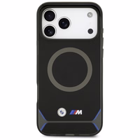 BMW M IML metāla pogas un logotips MagSafe apvalks iPhone 17 Pro Max - Zils