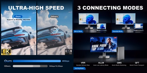 Кабель HDMI - HDMI 8K, 1m, ver. 2.1