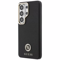 Guess maciņš Rhinestone Round Logo MagSafe for Samsung Galaxy S26 Ultra melns
