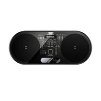 Dual Qi bezvadu lādētājs Baseus Digital LED displejs, 20 W