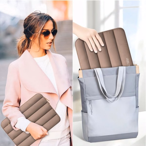 Tech-Protett pūkains portatīvā datora maiss 15–16 – brūns