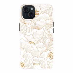 MIO White Roses Magsafe Maciņš iPhone 15 Pro
