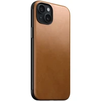 Nomad moderns ādas viedtālruņa apvalks iPhone 15 Plus 6,7" angļu iedegums