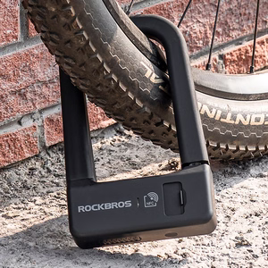 Rockbros RBNS1 SMART velosipēda slēdzene ar NFC lasītāju - melna