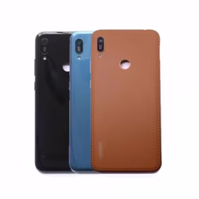 Aizmugurējais vāciņš Saderīgs ar Huawei Y6 2019 Melns HQ