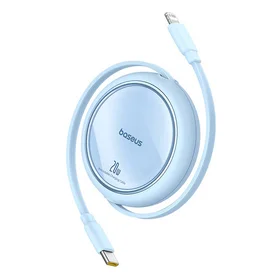 USB kabelis Baseus Free2Pull USB-C uz iP 20W 1m (zils)