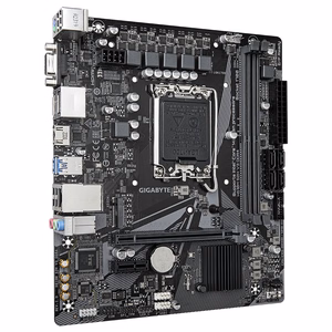 Gigabyte H610M S2H V3 DDR4 mātesplate - atbalsta Intel Core 14. paaudzes procesorus, 4+1+1 hibrīdais digitālais VRM, līdz 3200MHz DDR4, 1xPCIe 3.0 M.2, GbE LAN, USB 3.2 Gen 1