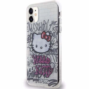 Hello Kitty IML Kitty On Bricks Graffiti чехол для iPhone 11 / Xr - белый