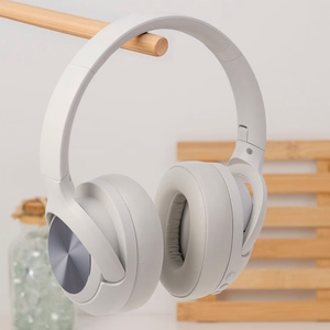 HOCO bezvadu austiņas bluetooth ANC W54 pienbalts