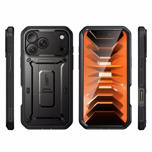 Supcase Unicorn Beetle Pro vāciņš iPhone 18 Pro / 17 Pro – melns