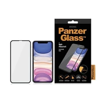 PanzerGlass E2E Super+ aizsargstikls iPhone XR / 11 - ar melnu rāmi