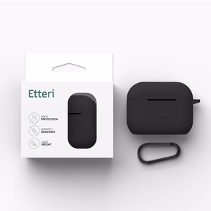 Etteri silikona maciņš AirPods Pro 3 melns