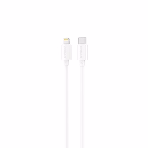 Dudao L4X USB-C–Lightning kabelis, 30 W, 1,2 m, balts